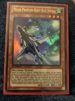 Mecha Phantom Beast Blue Impala jotl-en023 1st Edition (NM) Ultra Rare Yu-Gi-Oh! - Image 1