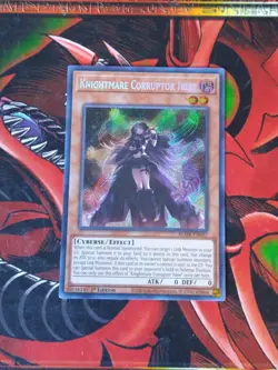 Knightmare Corruptor Iblee - BLMR-EN057 Secret Rare - 1st Edition Yugioh MP - Image 1