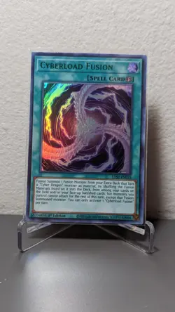 Cyberload Fusion LDS2-EN035 Yugioh Ultra Rare 1st Ed - Near mint - Image 1