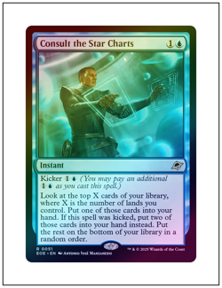 1x Consult the Star Charts, Foil, Magic the Gathering MTG NM - Image 1