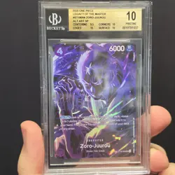 2025 ONE PIECE LEGACY OF THE MASTER SPECIAL ALT ART #004 ZORO-JUUROU BGS 10 - Image 4