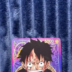 Bandai Japanese Monkey D. Luffy OP05-060 Leader Holo Leader One Piece LP - Image 4