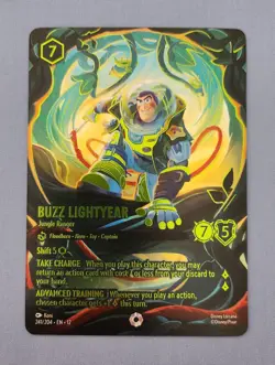 Lorcana - [12 - 241/204] Buzz Lightyear - Jungle Ranger (Iconic) Wilds Unknown - Image 1