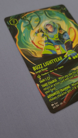 Lorcana - [12 - 241/204] Buzz Lightyear - Jungle Ranger (Iconic) Wilds Unknown - Image 2