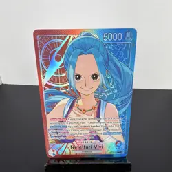 Nefeltari Vivi One Piece Leader Card CCG EB03-001 Alt Art Foil 5000 Power - Image 1
