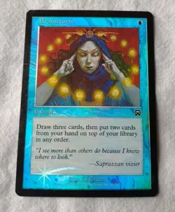 MTG English Brainstorm NM Foil Mercadian Masques - Image 2
