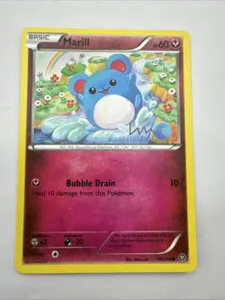 Marill 76/114 Common Regular XY Steam Siege Pokemon TCG Card - MINT - Image 1