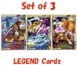 Raikou Suicune Entei LEGEND 065 066 0067 068/080 Japanese Pokemon Card Holo TCG - Image 1