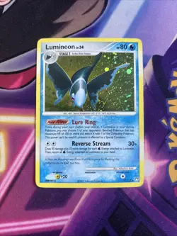 Lumineon 11/123 HOLO Mysterious Treasures Pokemon Card LP - Image 1