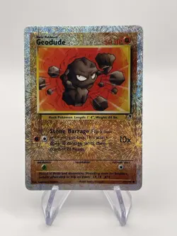 Pokemon TCG Geodude Reverse Holo Card 77/110 Legendary Collection 2002 - Image 1