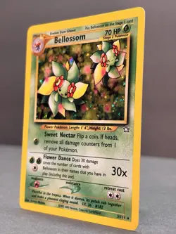 Bellossom 3/111 Holo Rare Neo Genesis Pokemon Card Unlimited LP - Image 3