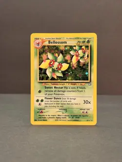 Bellossom 3/111 Holo Rare Neo Genesis Pokemon Card Unlimited LP - Image 4