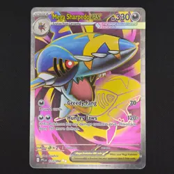 Pokemon TCG Card Mega Sharpedo ex 113/094 Phantasmal Flames Full Art - NM - Image 1