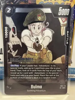 Dragon Ball Fusion World Manga Booster 02 UC Uncommon Card - Bulma (FB07-115) - Image 1