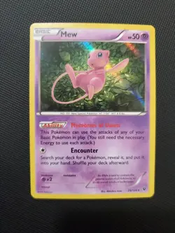 Pokemon Mew Holo Rare TCG Card 29/124 XY Fates Collide 2016 NM Condition - Image 1