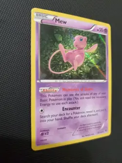Pokemon Mew Holo Rare TCG Card 29/124 XY Fates Collide 2016 NM Condition - Image 2