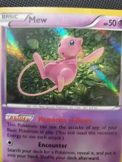 Pokemon Mew Holo Rare TCG Card 29/124 XY Fates Collide 2016 NM Condition - Image 4