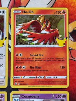 Pokemon Celebrations 4 Card Holo Lot - Lugia / Ho-Oh / Cosmog / Cosmoem - Image 3