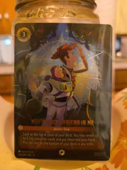 Toy Story You've Got a Friend in Me Action Song Card Woody Buzz 225/204 EN - Image 1