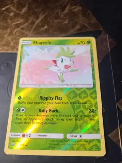 Shaymin 7/73 Reverse Holo SHINING LEGENDS Pokemon NM TCG Card Game Pokemon - Image 1