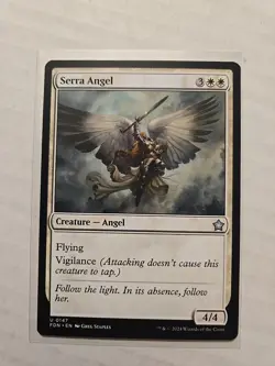 Serra Angel - Foundations - LP - Uncommon - Creature - MTG Magic - Image 1