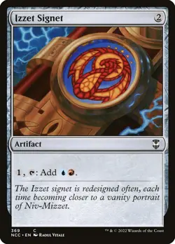 Izzet Signet New Capenna Commander MTG NM - Image 1