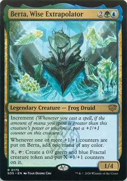 Berta, Wise Extrapolator - R175 - MTG - Secrets of Strixhaven (SOS) - Image 1