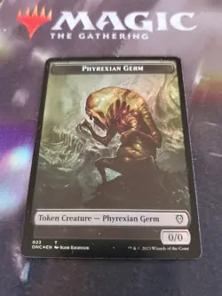 Mtg. Rebel / Phyrexian Germ Double-Sided Tokens. Foil. Phyrexia. Nm - Image 2