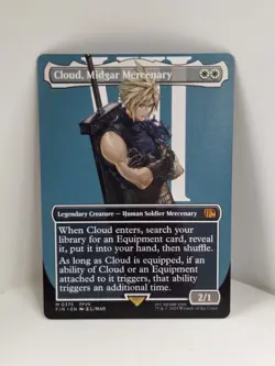 MTG Final Fantasy Cloud, Midgar Mercenary Mythic 0375 Borderless Non-Foil - Image 1