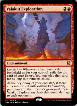 Valakut Exploration R Zendikar Rising 175 NM - Image 1