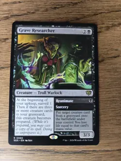 Grave Researcher Secrets of Strixhaven MTG NM - Image 1