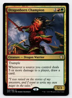 Dragonborn Champion [045/062] AFC Rare Non-Foil [MTG Card English] - Image 1