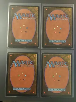 MTG Animate Dead playset (x4) 2 Revised (3rd edition) and 2 4th edition - Image 4