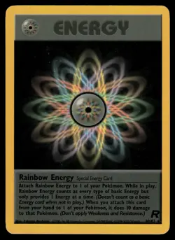 Rainbow Energy 80/82 Team Rocket Rare Pokemon - Image 1