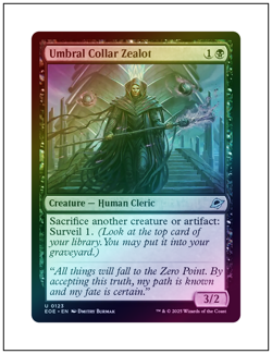 1x Umbral Collar Zealot, Foil, Magic the Gathering MTG NM - Image 1
