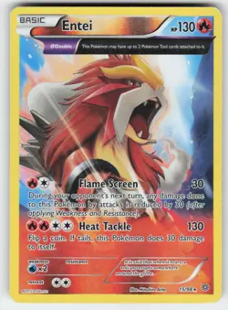Entei 15/98 Holo Rare Ancient Origins Pokemon Moderately Played - Image 1