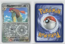 Pidgeotto #017/165 Sv Scarlet & Violet 151 Common Reverse Holo Pokemon TCG NM - Image 3