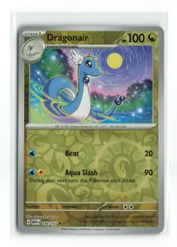DRAGONAIR 148/165 151 REVERSE HOLO POKEMON TCG NM-LP - Image 1