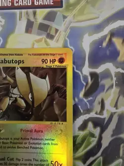 2003 POKEMON Skyridge Reverse Holo Rare Kabutops 14/144 - Image 3