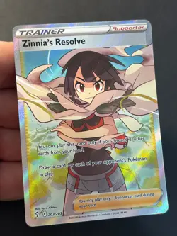 Zinnia's Resolve 203/203 Evolving Skies Pokemon Card Tcg Full Art Near Mint - - Image 3