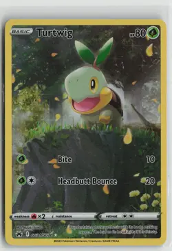 Turtwig GG31/GG70 Holo Crown Zenith Galarian Gallery Pokemon NM - Image 1