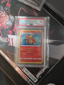 2022 POKEMON SWSH BS PROMO P.C. U.K. #SWSH075 SPECIAL DELIVERY CHARIZARD PSA 9 - Image 1