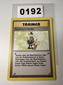 Pokemon Karte Pokemon-Handler - 77/102 Basis Set - Image 1