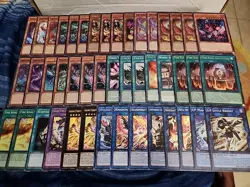 Yugioh 45 Card Fire King Snake Eye Deck Core Diabellstar Poplar Garunix Sky Burn - Image 1