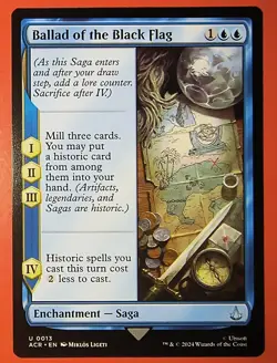 MAGIC, MTG: BALLAD AT THE BLACK FLAG/ACR /RARE #0013/ NM, REGULAR FINISH - Image 1