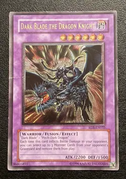 Ultimate Rare Dark Blade the Dragon Knight RDS-EN035 Unlimited Yugioh MP - Image 1