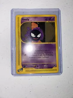 Pokemon TCG Gastly 109/165 E-Reader Common Card NM 2002 Expedition - Image 1