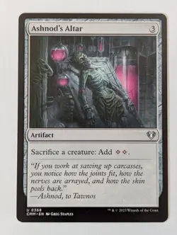MTG x1 Ashnod's Altar CMM 0368 Regular English Uncommon - Image 1