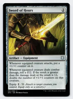 Sword of Hours [061/062] AFC Uncommon Non-Foil [MTG Card English] - Image 1