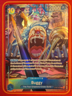 BUGGY OP09-051 ALTERNATE ART, 2ND ANNIVERSARY SET, 2025 ONE PIECE CARD GAME - Image 1
